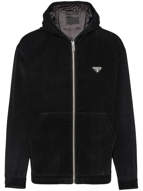 prada zip up sweater.